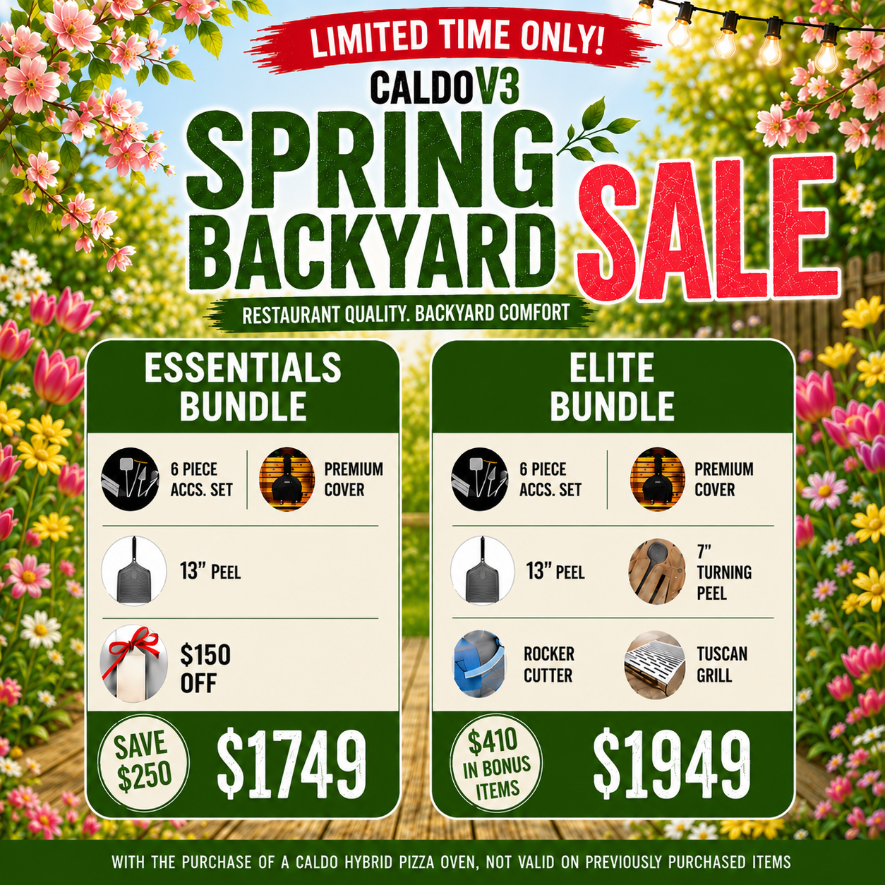 Caldo V3 Hybrid Spring Sale Bundles